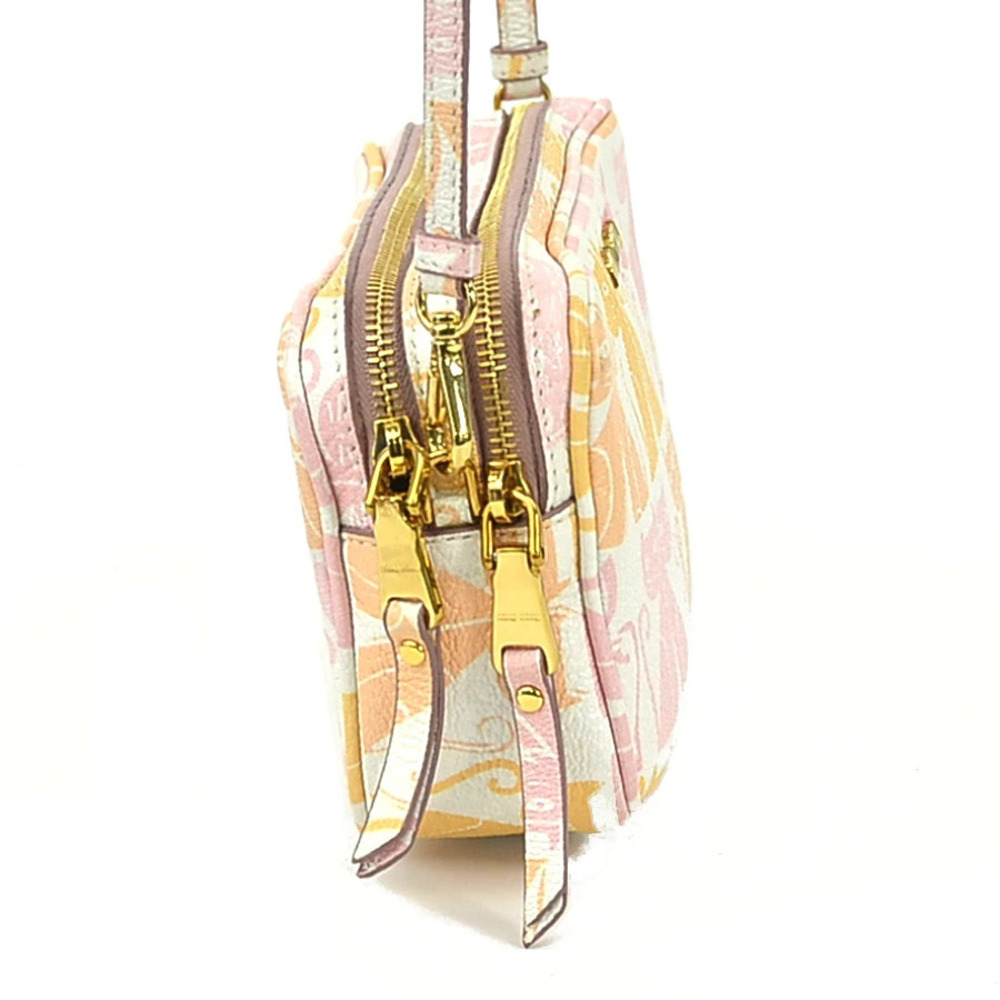 Miu Miu Leather White Orange Shoulder Pink Crossbody Bag Orange Pink
